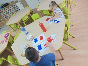 malujemy flagę Francji