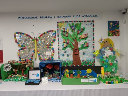 Projekt ,,Przedszkolaki działają, z odpadów cuda wymyślają ''