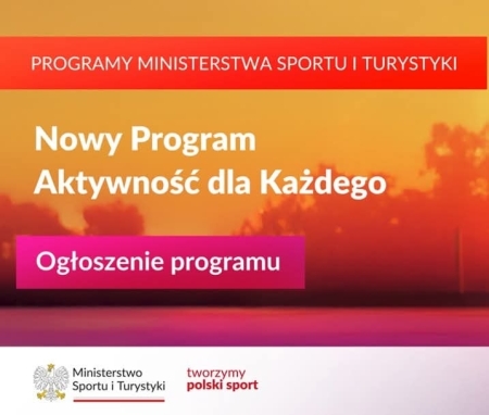 NOWY ROK SZKOLNY – NOWA ENERGIA W PROGRAMIE „AKTYWNOŚĆ DLA KAŻDEGO”! 