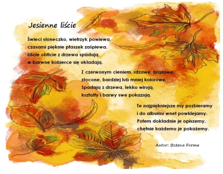 Jesienne liście