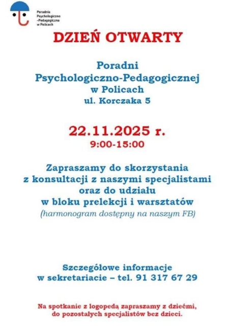 Dzień otwarty w Poradni 