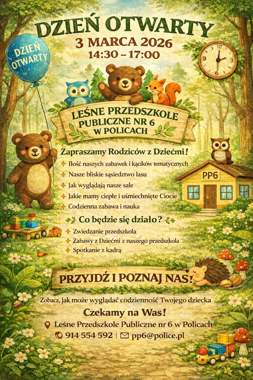 DZIEŃ OTWARTY W NASZYM PRZEDSZKOLU 